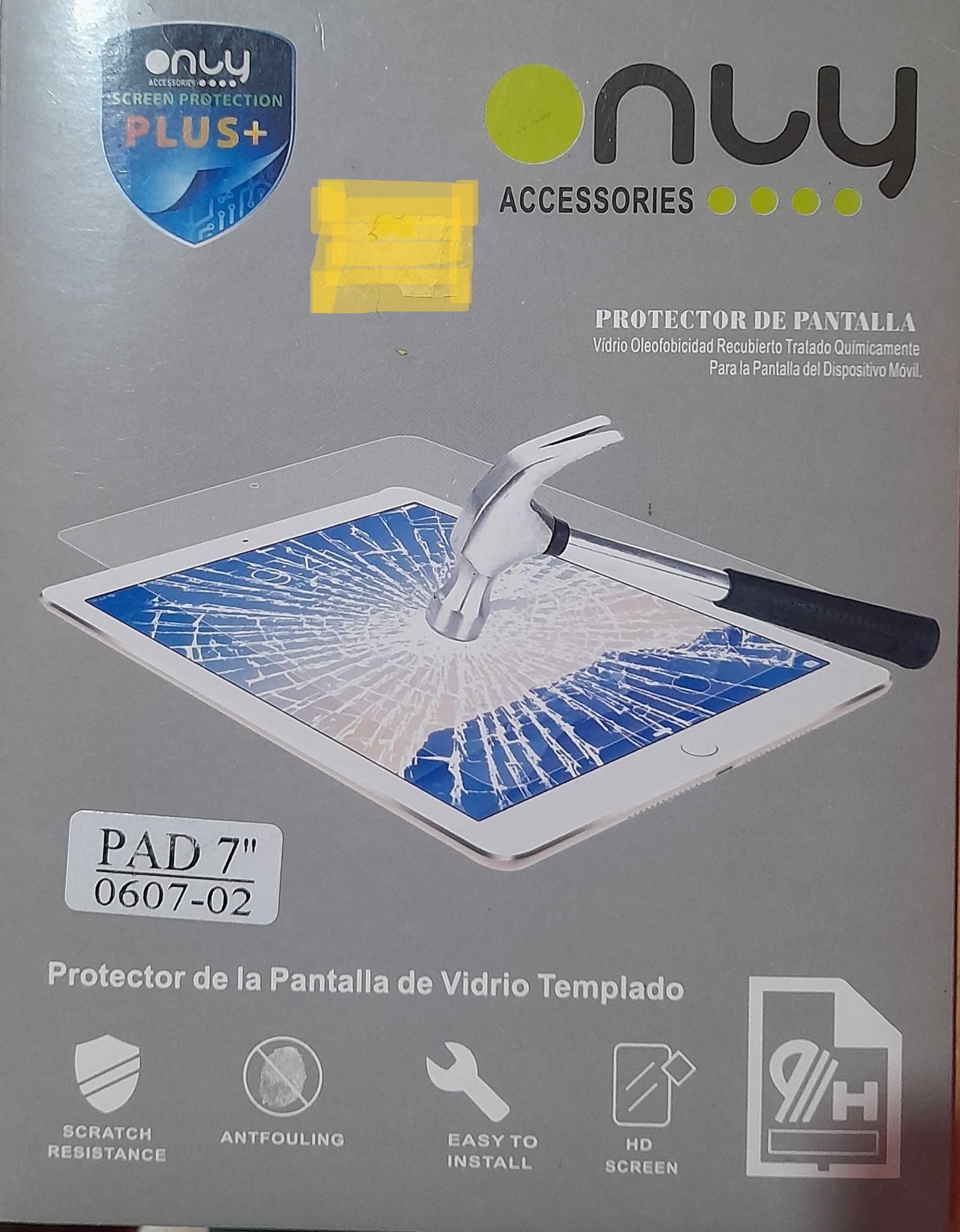 VIDRIO TEMPLADO PROTECTOR PARA TABLET 7''